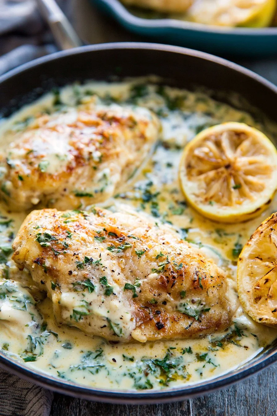Creamy Parmesan Garlic Chicken