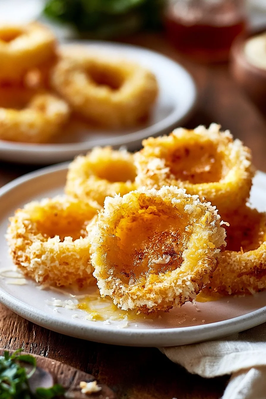 Crispy Cheesy Onion Ring Chips