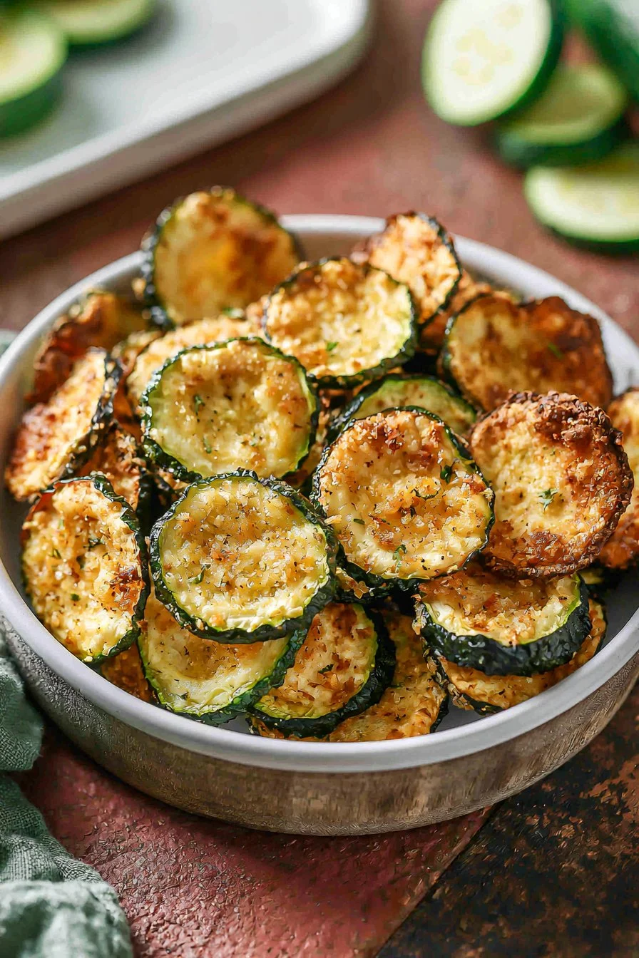 Air Fryer Zucchini Chips