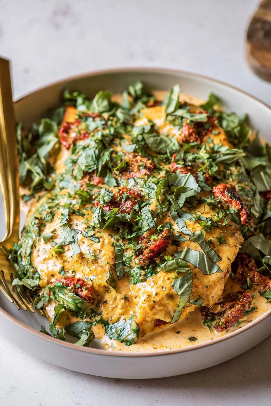 Creamy Garlic Tuscan Chicken